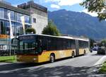 (267'831) - PostAuto Bern - Nr. 5550/BE 734'632/PID 5550 - Mercedes (ex Nr. 632) am 7. Oktober 2024 beim Bahnhof Interlaken Ost