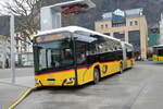 (283'252) - PostAuto Bern - BE 431'659/PID 12'283 - eSolaris am 17. Dezember 2025 beim Bahnhof Interlaken West