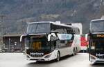 (283'304) - Intertours, Domdidier - FR 300'651 - Setra am 19. Dezember 2025 beim Bahnhof Meiringen