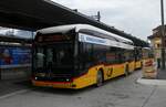 (283'237) - PostAuto Bern - BE 610'539/PID 12'128 - eMercedes am 16. Dezember 2025 beim Bahnhof Spiez