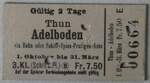 (283'187) - AFA-Einzelbillet vom 16. Februar 1941 am 14. Dezember 2025 in Thun