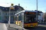 (284'621) - PostAuto Bern - BE 537'939/PID 12348 - eSolaris am 5. Februar 2026 beim Bahnhof Worb Dorf