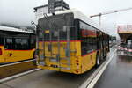 (280'218) - PostAuto Graubnden - GR 163'695/PID 10'090 - Scania/Hess (ex Nr. 54; ex Buchli, Versam) am 10. September 2025 beim Bahnhof Ilanz