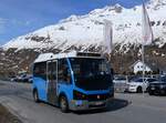 (261'024) - Thur-Taxi, Weinfelden - TG 149'322 - Karsan am 6. April 2024 in Andermatt, Gemsstockbahn (Einsatz Andermatt-Urserntal Tourismus, Andermatt)