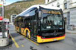 (281'695) - PostAuto Wallis - VS 565'809/PID 11'975 - eMercedes am 21. Oktober 2025 beim Bahnhof Birg