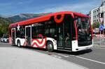 (279'961) - PostAuto Wallis - Nr. 158/VS 574'966/PID 12'158 - eMercedes am 6. September 2025 beim Bahnhof Sion