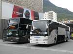 (265'353) - Carron, Fully - VS 24'053 - Mercedes am 3. August 2024 beim Bahnhof Visp